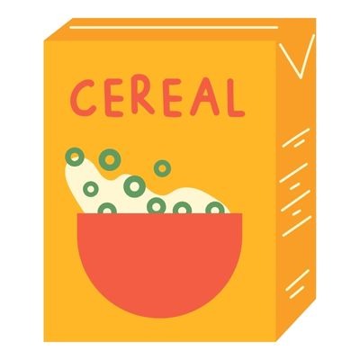cereal box