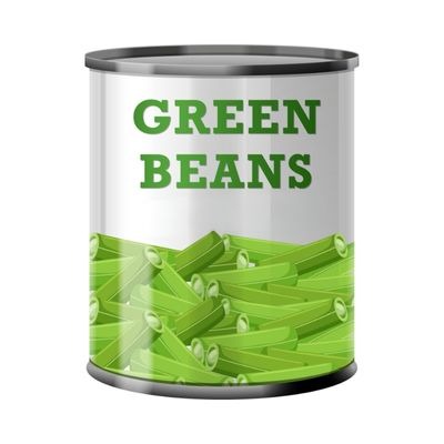 can of green beans