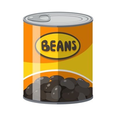 can of black beans