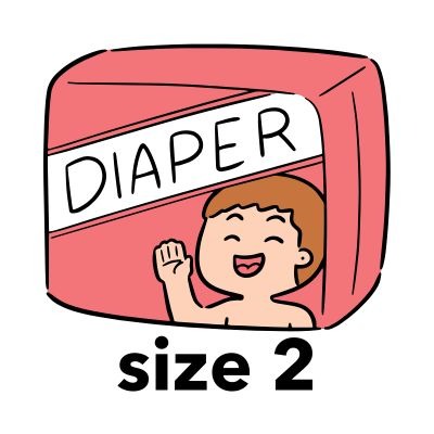 size 2 diapers