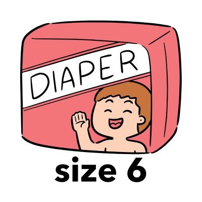 size 6 diapers